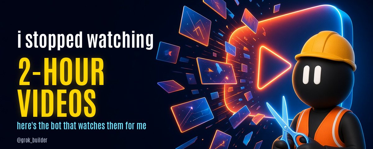 I stopped watching 2-hour videos. here's the bot that watches them for me