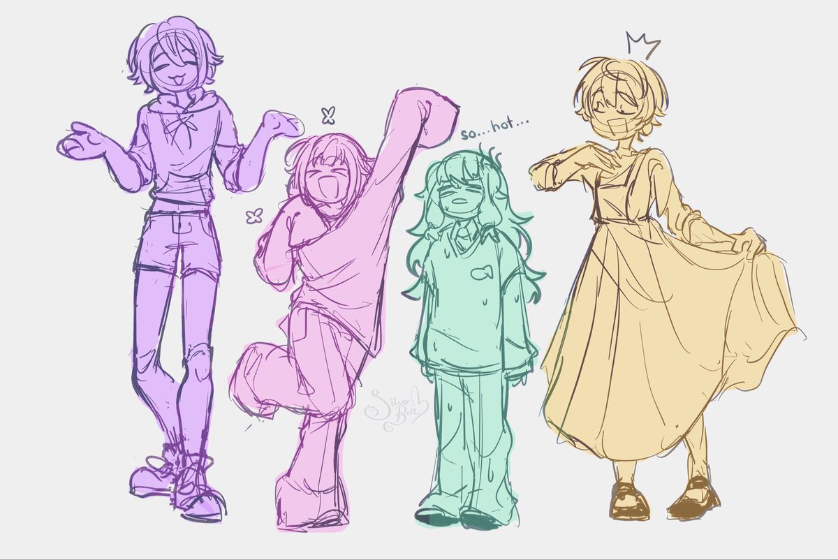 silvrrbell's tweet photo. can you guess who’s idea was it? 

#pjsk_FA #prsk_FA 🎡 https://t.co/d2m1qHGKuA