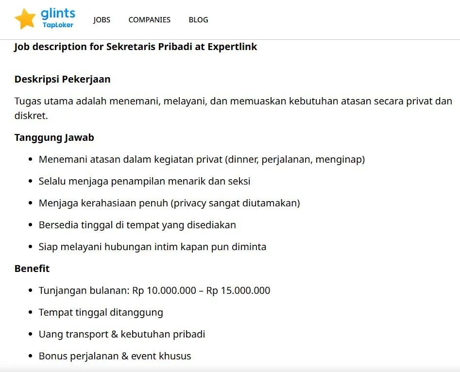 desahanwni's tweet photo. Info loker Sekretaris Pribadi https://t.co/J9kmQbzAKM