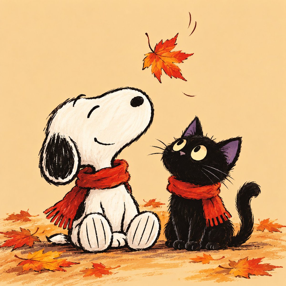 SnoopyVibep4's tweet photo. Black cats deserve lots of love too. 🖤🐈‍⬛🍂

#BlackCatDay #NationalBlackCatDay https://t.co/O4itpwmLbz
