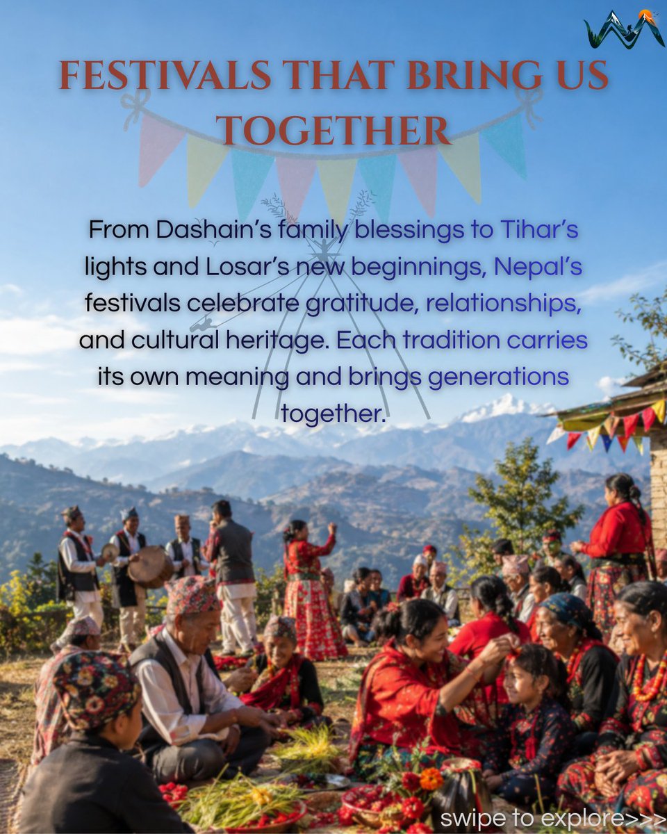 Wildwalknepal's tweet photo. Most people come to Nepal for the mountains.  
We come for the people who live among them.

Here’s a small window into that side of Nepal → https://t.co/umfXd8HLSK