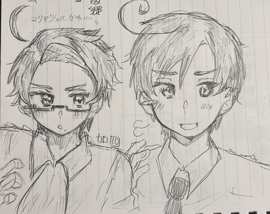 benkityu88's tweet photo. 授業中の落書きまとめ‼️🫠 https://t.co/R91bDbz4rR
