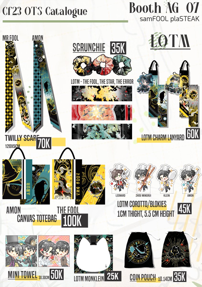 rafa_kecap's tweet photo. RTs💞✨
OTS Catalogue for #CF23 

📌SAT &amp; SUN [31 Oct &amp; 1 Nov] ICE BSD
📍 Booth AG-07 samFOOL plaSTEAK
💳 Cash and Qr ok!
🎨 LOTM, ORV, DMBJ, HSR etc...

#cf23catalogue #comifuro23 #comifuro23catalog 
(1/3) [ORV, LOTM, HSR] https://t.co/IMk8PWr2AQ