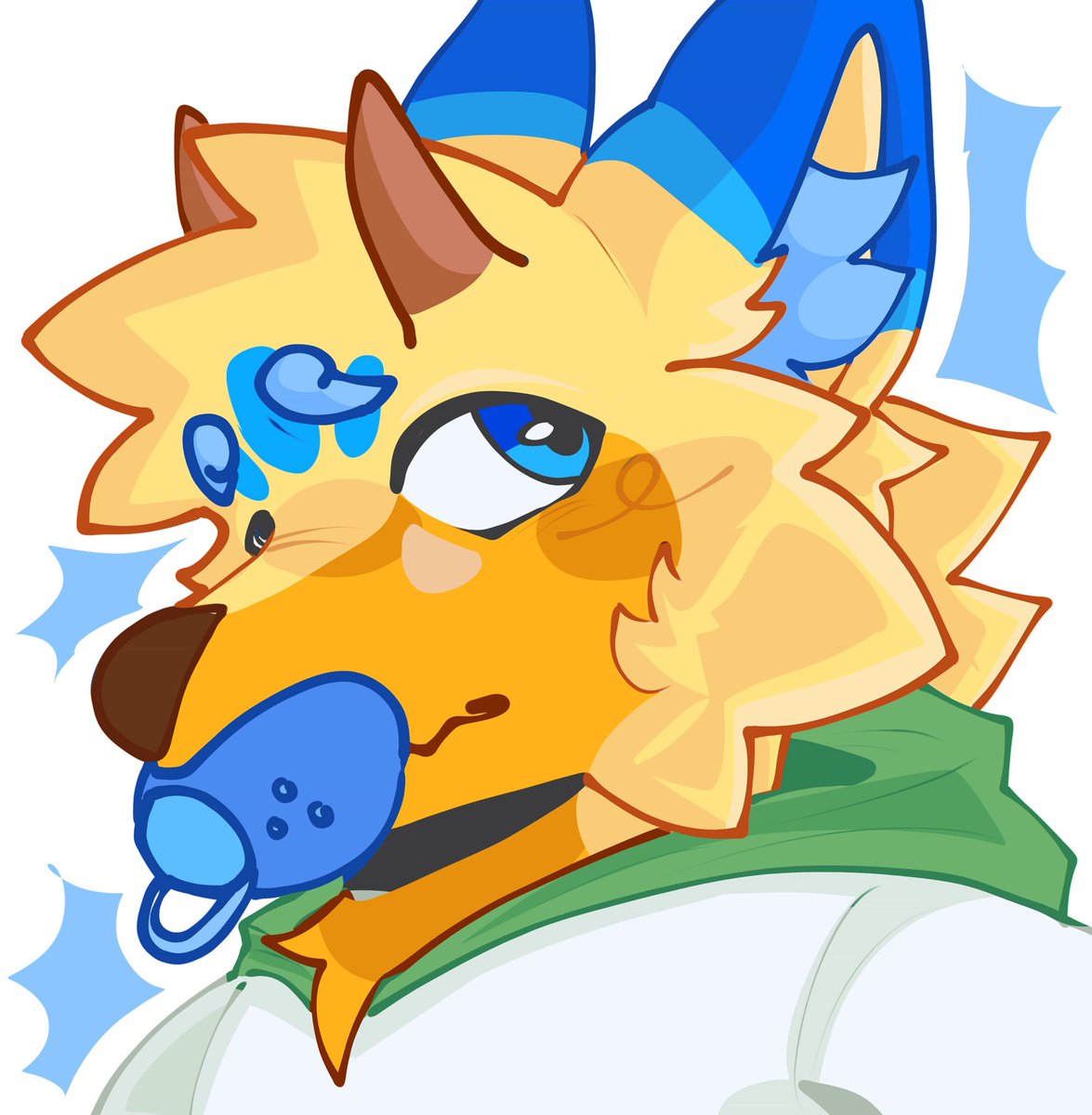 poofyprox's tweet photo. two parter comm for @g85493369 !! thank you so much :3 https://t.co/zcCBojWb3p