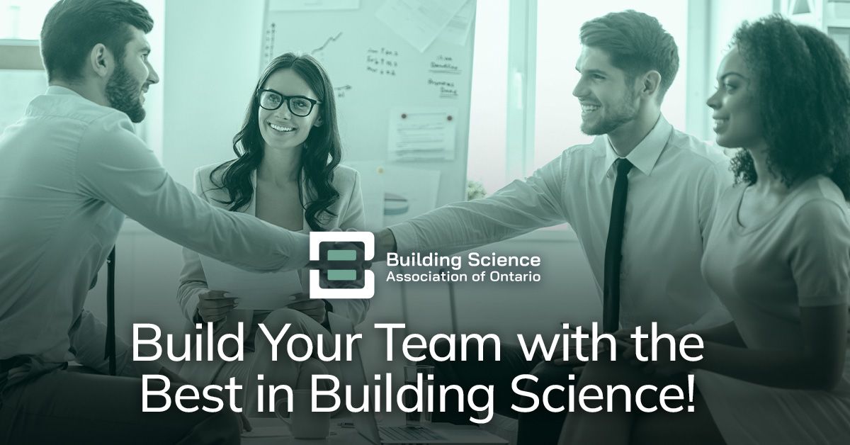 info_BSAO's tweet photo. Looking for top Building Scientists to grow your team?
BSAO connects you with skilled pros! Post your career opportunities on our site & reach the best in the field.
https://t.co/XFRn1ThnLf
#buildingscience https://t.co/YiA4rgnDmA