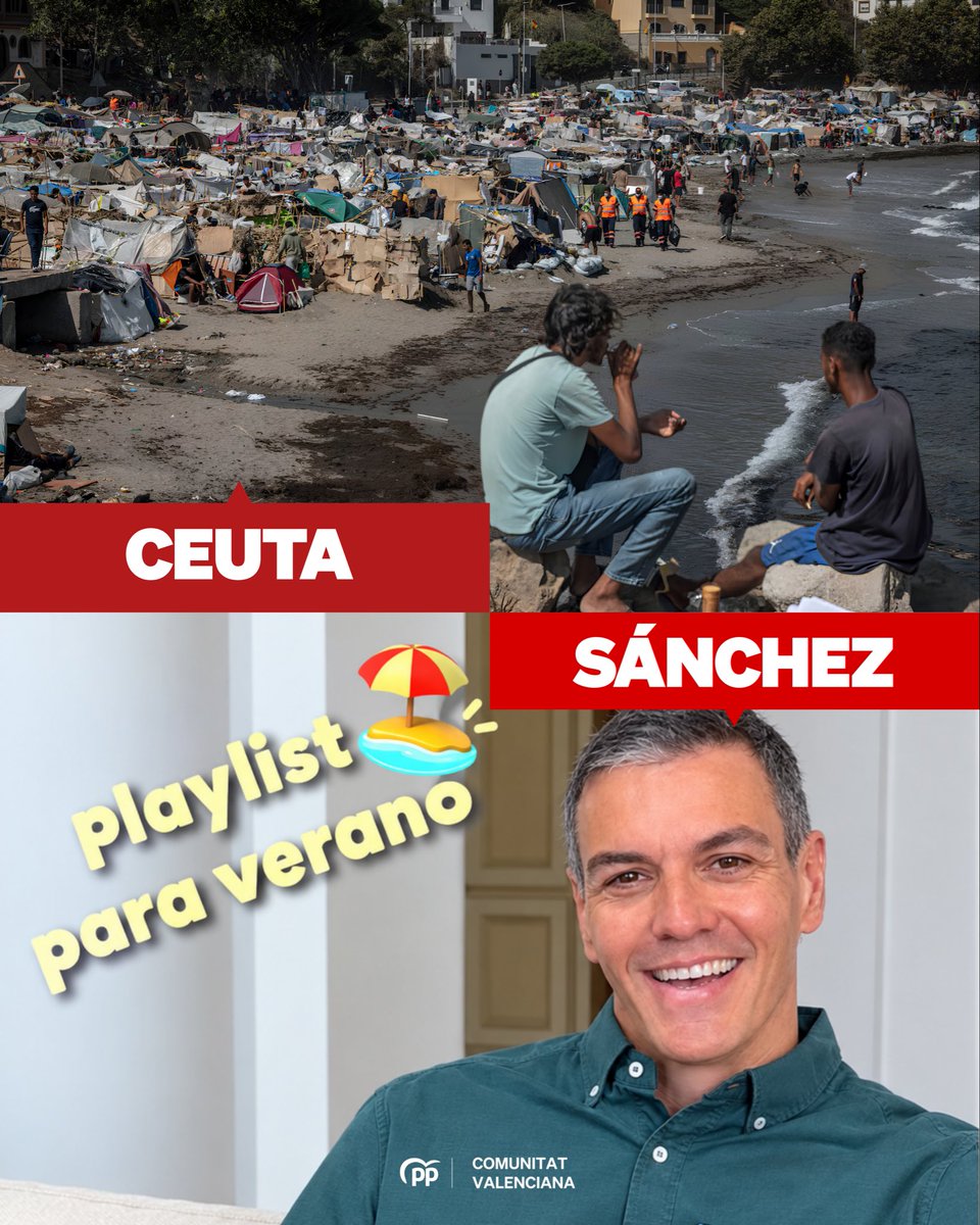ppcv's tweet photo. Mientras Sánchez bailaba, Barcelona y Bilbao ardían.

Mientras Sánchez recomendaba su playlist, Ceuta era invadida.

Los españoles no merecemos este Gobierno. El 29N, nos jugamos mucho. https://t.co/yWRjJiiIZm