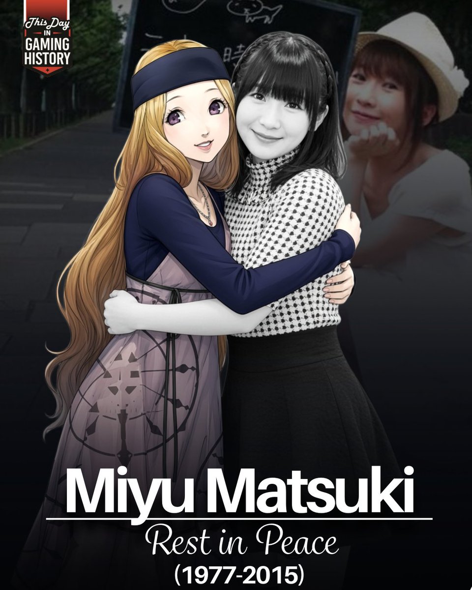 ThisDayGaming's tweet photo. Remembering Miyu Matsuki, who died of lymphoma 11 years ago today at 38. Lailah in Tales of Zestiria, Chihaya in Persona 5 and Claire in Trails of Cold Steel.
Born Sep 14, 1977 | Died Oct 27, 2015
#ThisDayInGaming https://t.co/PwdBrk0z7B