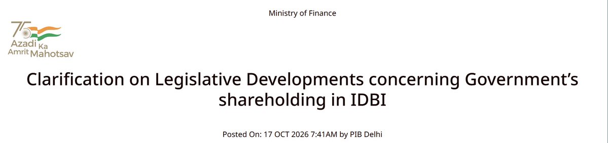 finaware3's tweet photo. @Teotia10Teotia @PMOIndia @SecyDIPAM @FinMinIndia @RahulGandhi @INCIndia @yadavakhilesh @SupriyaShrinate @Swamy39 @AHindinews @PTI_News @ravish_journo @saveidbibank64 @Vithal_AIIDBIOA @IdbiFor @DTuljapurkar @TheRedMike @Cockroachisback @DrAMSinghvi The 2003 parliamentary assurance was duly addressed by then Finance Minister Arun Jaitley in 2016 and by Finance Minister Nirmala Sitharaman in the 2021 Budget. The Press Information Bureau also issued a clarification on the matter.

https://t.co/vWRtRlGfSD https://t.co/1aaUgX2ck7