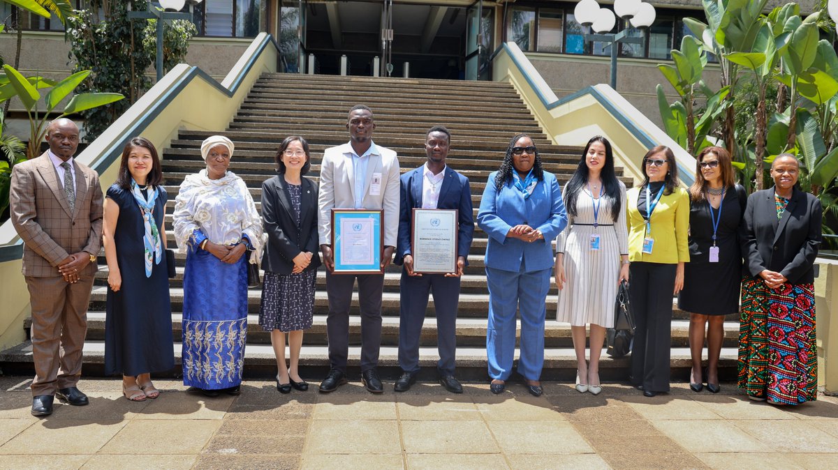 UNISNairobi's tweet photo. 81 years ago, on 24 October 1945, the United Nations was founded on a promise of peace, dignity and equality for all.

Today the UN family in Kenya marked #UNDay, celebrating people and partnerships turning that promise into action.

#UN81 #UNinKenya https://t.co/GETejTOmGa