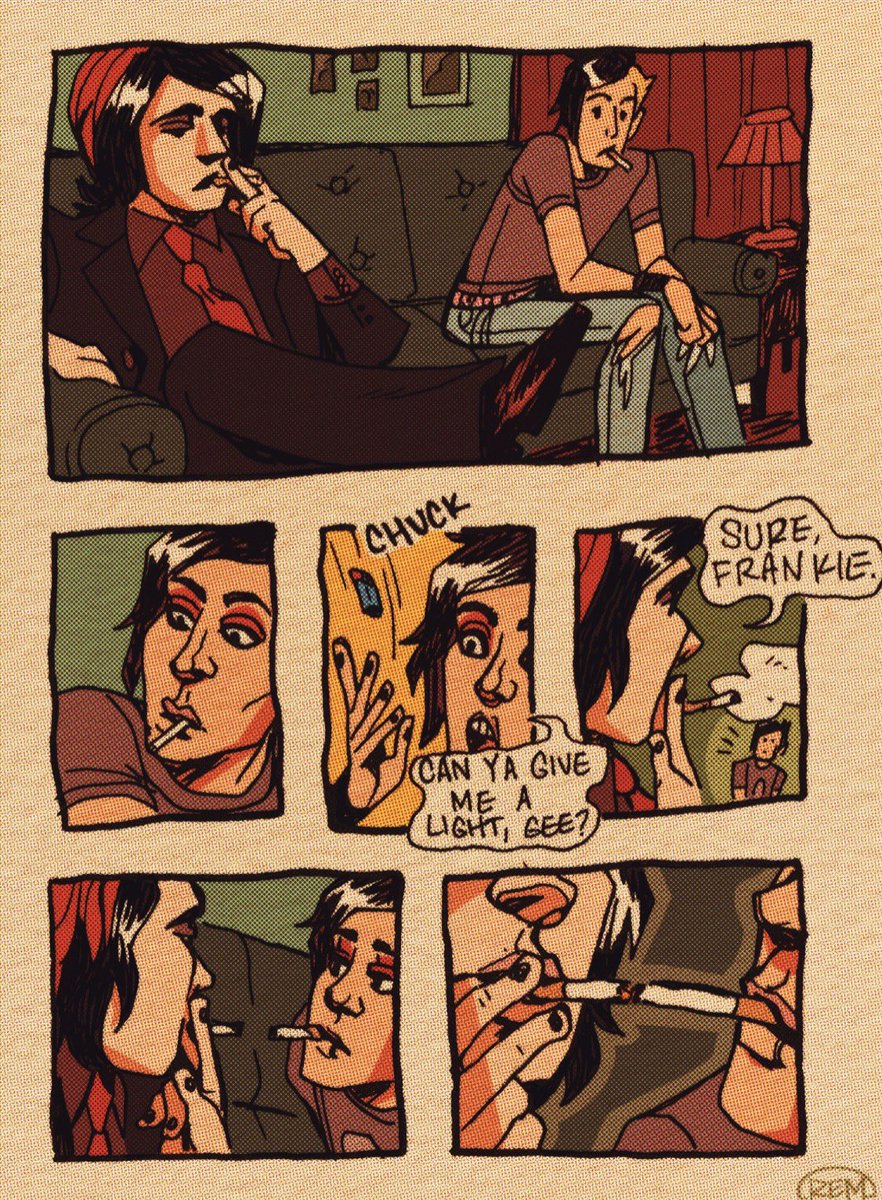stab_of_hunger's tweet photo. when @you_gotta_letgo and i talked about if frank and gerard ever touched cigarettes. https://t.co/N4vdkaRivW