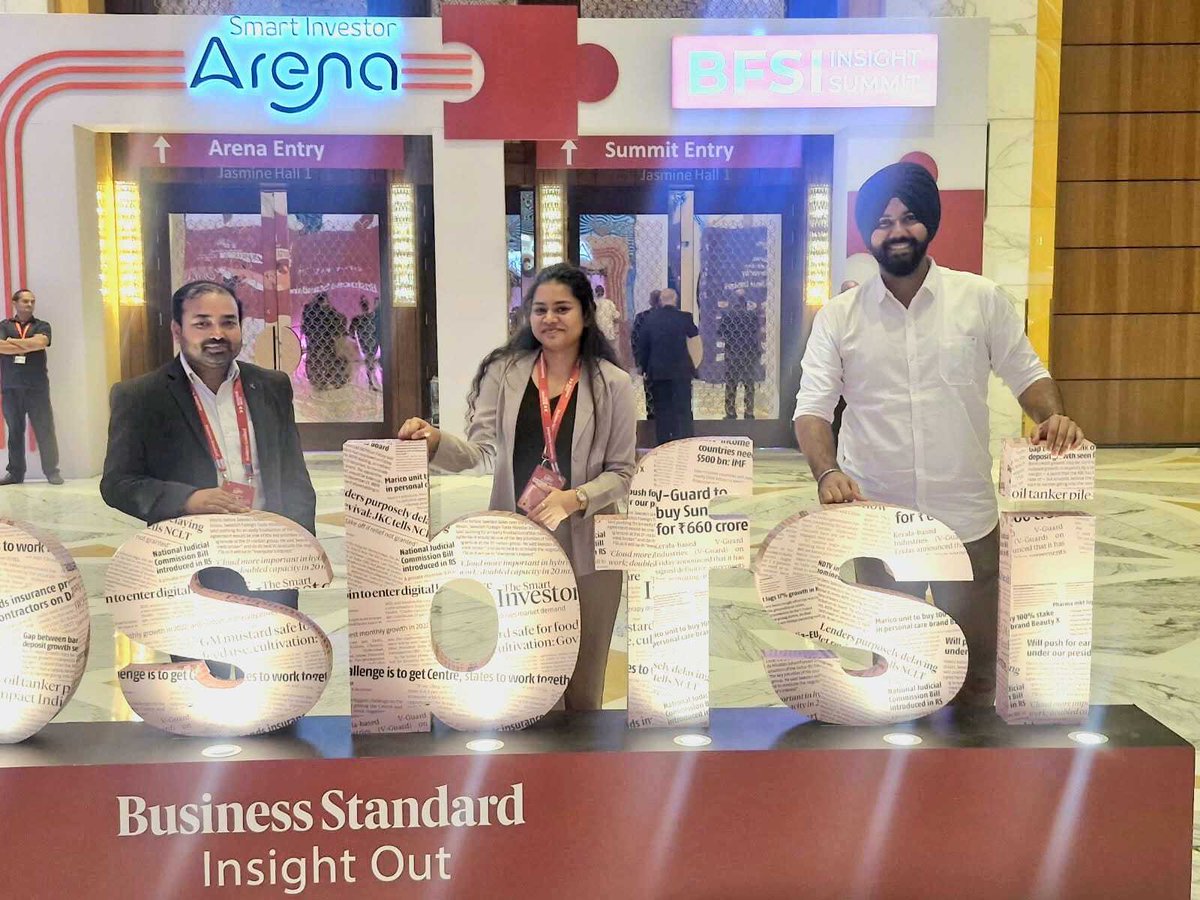 Devnagri_AI's tweet photo. Day 2 at the #BSBFSIInsightSummit2026 brought another day of engaging conversations, fresh perspectives, and exciting possibilities for the future of financial services!
Catch us at Booth A36, Jio World Convention Centre, Mumbai.
#BFSIInsightSummit #BusinessStandardEvents https://t.co/jjjvRQMW77