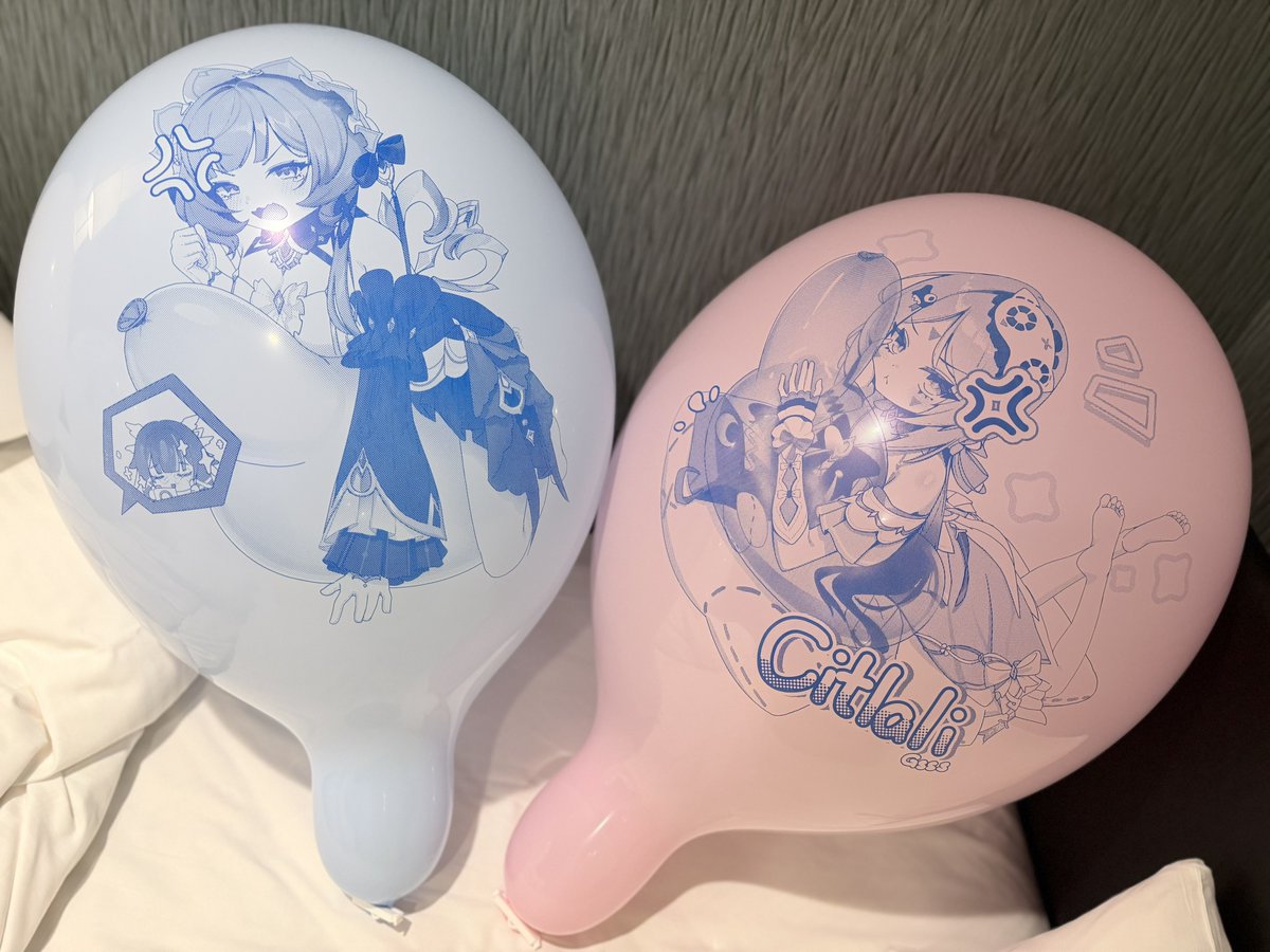 AshleyLooner's tweet photo. サ「コロンビーナ！ワタシに何やらせるつもりなの！！」
シ「もう、旅人ったらこんなのが好きなの？一度しかやらないわよ！」

みたいな原神x風船🎈シチュエーションも大好きです😇テイワットにも風船文化あるしね☺️ https://t.co/sYhKxoU4zq