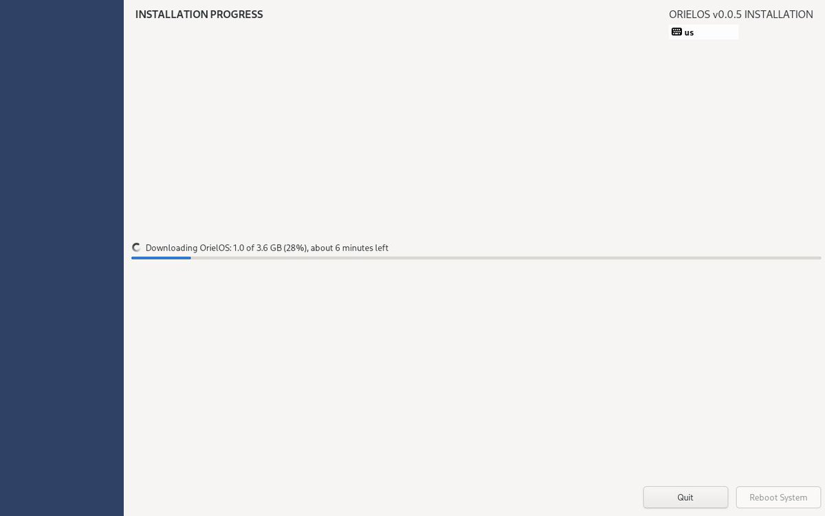 BuiltByNath's tweet photo. OrielOS has a proper installer now. CI builds the ISO automatically, and it can go on next to Windows or reinstall over an older OrielOS.

Only tested in a VM so far. Real hardware next. https://t.co/wDG0MkQQFW