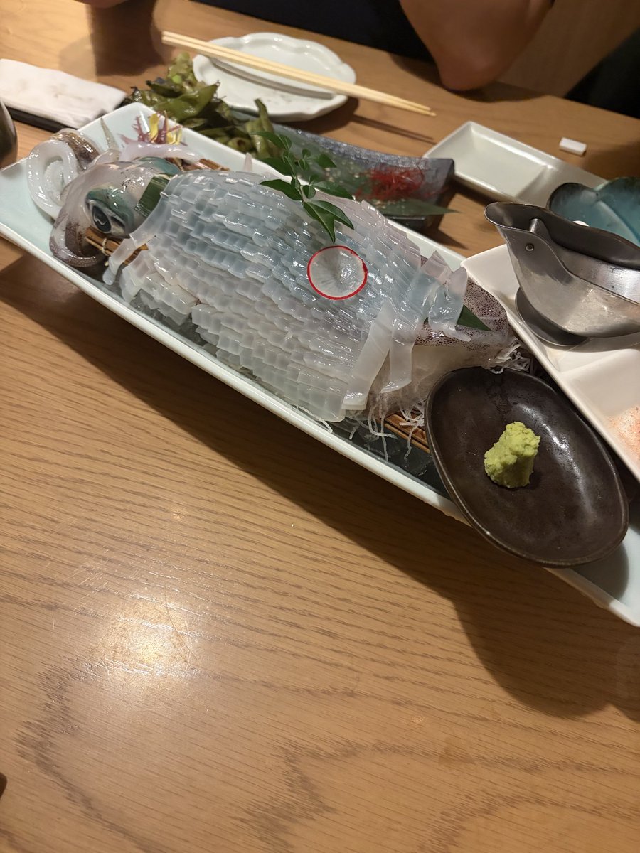 taehyon_x's tweet photo. 今日の会食はイカでした🦑

美味しくいただきました🙏🙏🙏 https://t.co/a6Nt4Emysx