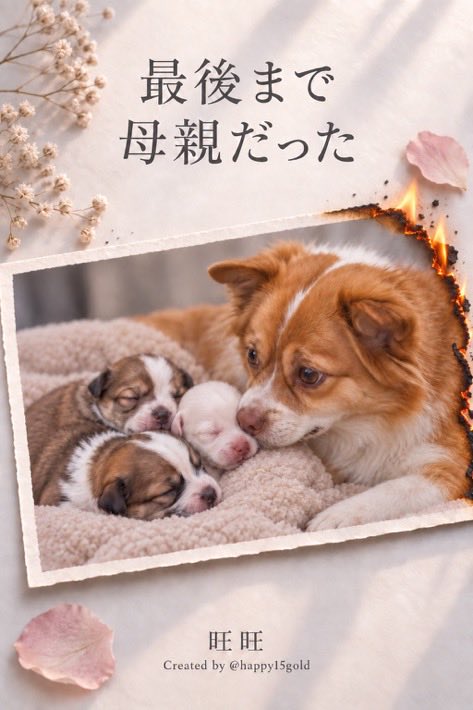 toshipiko1's tweet photo. ワンワンのメッセージ。
「命を軽視する心を持ってはならないよ」。
#ワンワン #虐待死 #動物保護法
#命の尊厳・人間の尊厳
#JusticeForWangwamg
#ワンワンは世界を変える
私達の意識を変えよう。
#命を軽視する心 → #命を慈しむ心
#殺人思考 → #成人思考
@ChnConsul_osaka https://t.co/ziBl0MZ4Xn https://t.co/40wdrUVD52