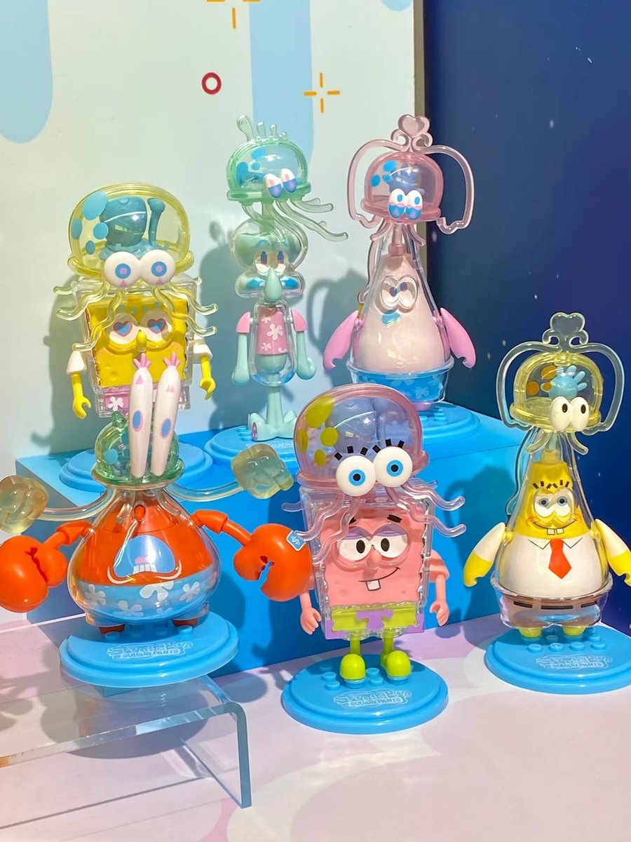 nutdant's tweet photo. YA AMPUN 😭.. BARU TAU ADA BLIND BOX SPONGEBOB SQUAREPANTS JELLYFISH SELUCU INI https://t.co/NkNnTlTdme