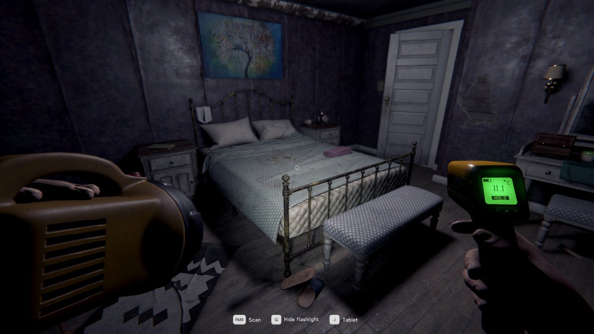gamespark's tweet photo. 【最大5人】1人のゴーストと4人の調査員に分かれる『Phasmophobia』ライクな非対称幽霊調査ホラーが正式リリース。恐怖体験を演出して友達をビビらせよう―採れたて！本日のSteam注目ゲーム6選【2026年10月27日】
https://t.co/qlPWz0taZ9

幽霊はドアを叩いたり、物を投げたりして正気度を削り取り、調査員を一人ずつ追い詰めていきます。