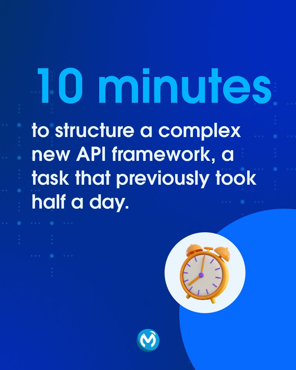 MuleSoft's tweet photo. 10 minutes for an API framework that used to take half a day.

See how RUSH University System for Health uses MuleSoft Vibes to accelerate development, resolve complex issues, and standardize code across its integration team. Dive in: https://t.co/mYwuWqpg6Q https://t.co/NgQ5JAzLqh