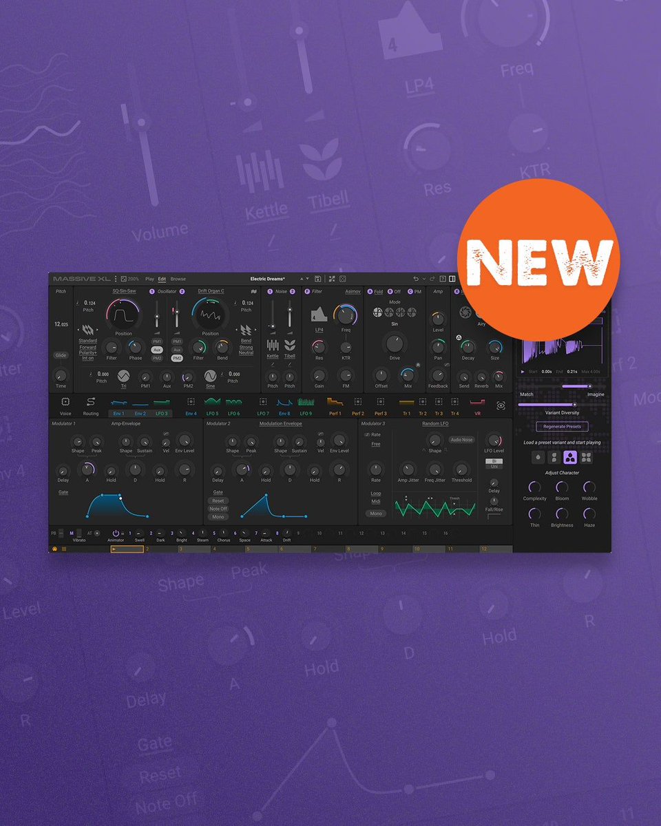 pluginfox's tweet photo. New from Native Instruments - Massive XL 🎛️
Save up to 50% in the introductory sale
Buy here - https://t.co/AYQM1C5hgr
Sale ends December 31st ⏰
@ni_news @inmusicbrands #nativeinstruments #massivexl #pluginfox #plugindeals #pluginsales #dtm #plugins #vstplugins https://t.co/dStKuzWJZ3