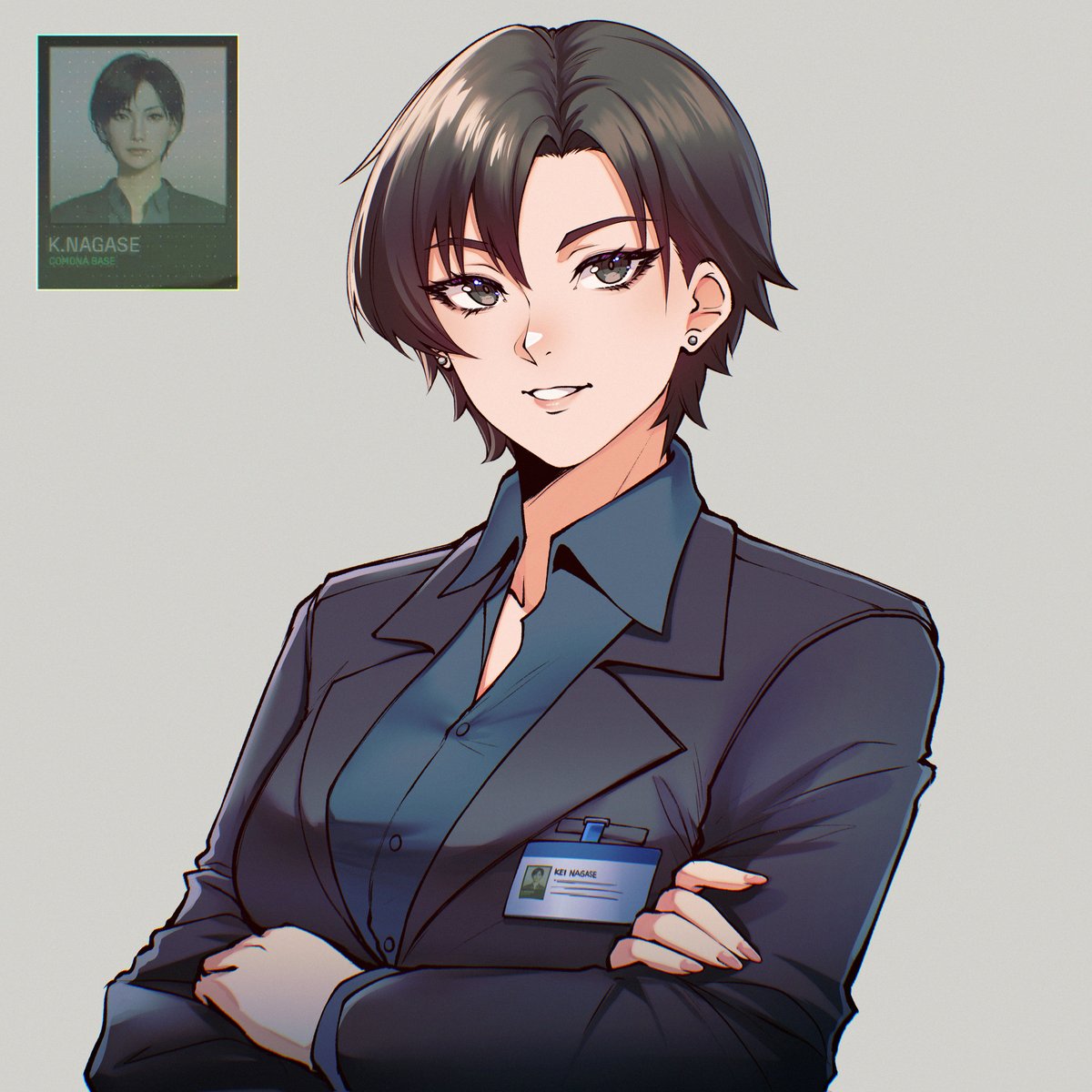 Blueriest_P's tweet photo. Flight Director K.Nagase.
I'm just very happy that she's back🤗 #ACE8 #ACECOMBAT8 https://t.co/Kuvq3AhcKu