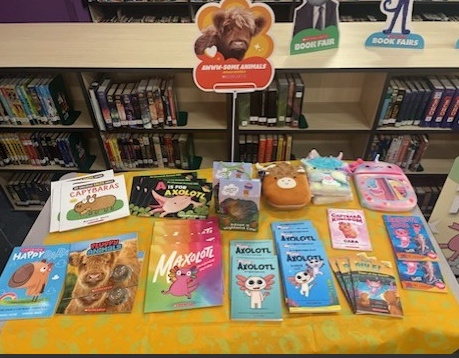 Mata_Library's tweet photo. Our Book Fair is open today from 8:30-3:00. Come see us in the library! @mataeagles #matareads https://t.co/QalwSO35C4