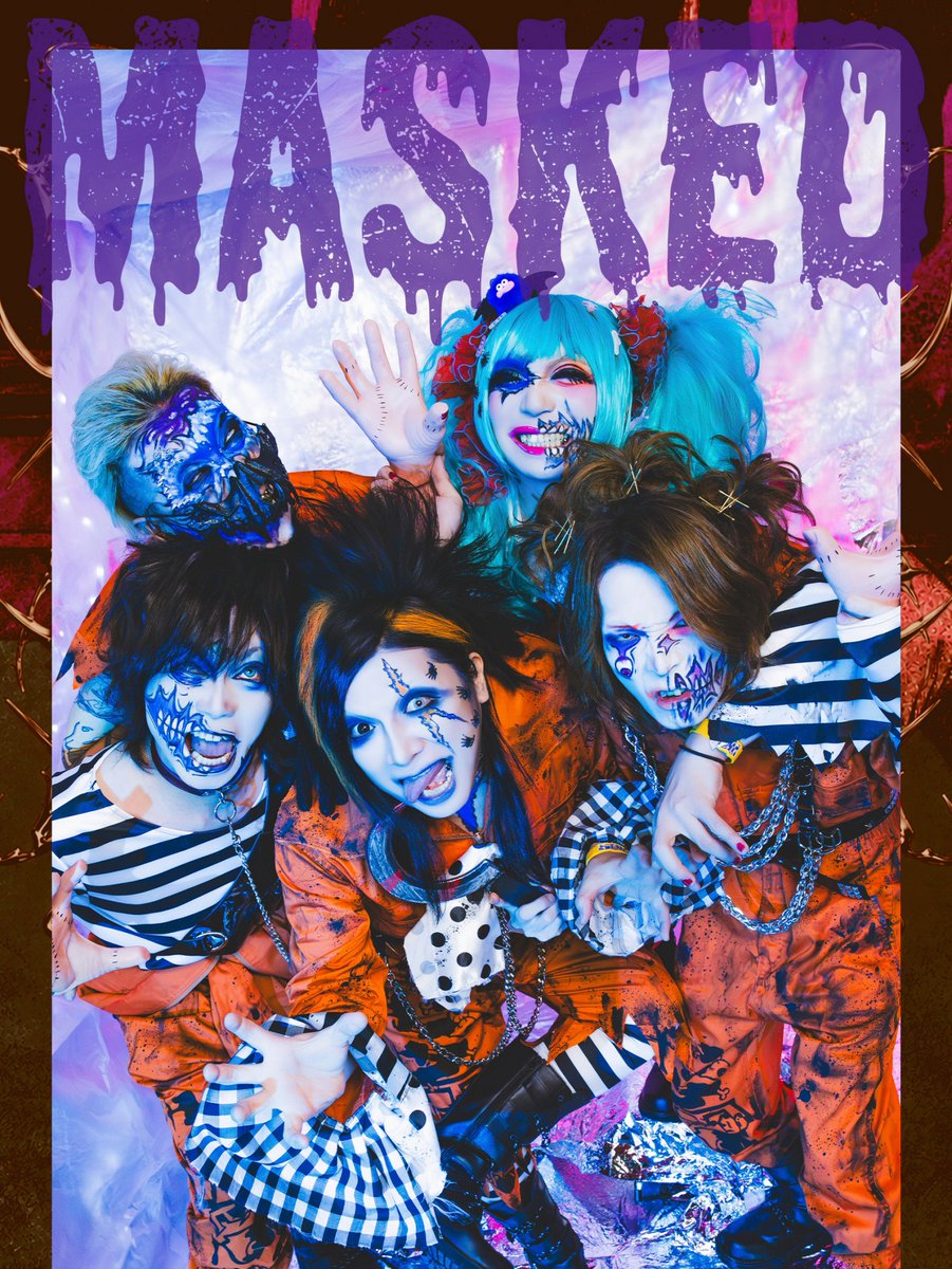 MASKED_vkei's tweet photo. ＼ SPECIAL PHOTO 📸 ／

「MASKED HALLOWEEN 2026」
    👻 ✜ 🎃 -7days+1- 👻 ✜ 🎃

10月27日(火) DAY.3
「MY NAME IS CHAOS！」

🎭 ぶう / えんそく

Photo by 冨田味我 @shirivasta_miwa
#MASKED #MASKEDHALLOWEEN https://t.co/g6AL8EdC25