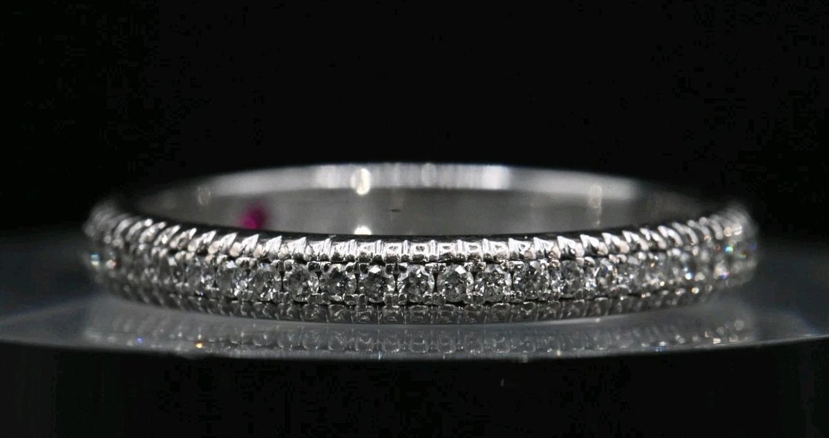 Berth_Antiques's tweet photo. Sale on now! Fabergé diamond full eternity ring, 18ct white gold with ruby, size S, box and papers, £3,249.99. Extra 5% off with code BERTHHALLOW26 until 14 Nov. Want help valuing your item? Message me. https://t.co/AhkUY4iCxt #Faberge #EternityRing #eBayUK https://t.co/pB7KeUBU8O