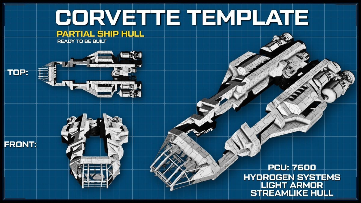 SpaceEngineersG's tweet photo. Space Engineers 2 Ship Modules by The_Swack

Are you tired of thinking where to start? No longer with TLC Ship Templates! 
See one you like? Download it and start building off a template.

➡️ https://t.co/Ta2RJmLRVe

🪐 Play Now or Wishlist on Steam: https://t.co/Rmt6agfN4N https://t.co/mylqNMmVaT