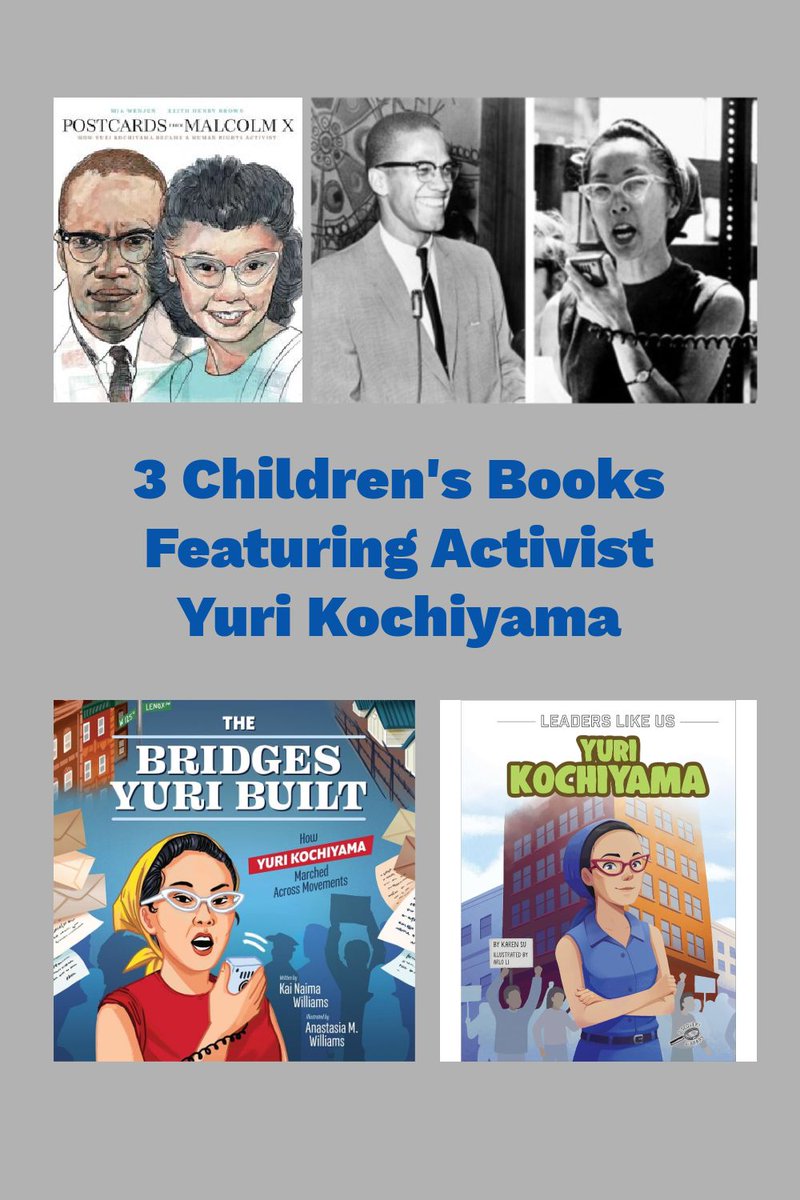 pragmaticmom's tweet photo. 3 Children's Books Featuring Activist Yuri Kochiyama + 3 Signed Book GIVEAWAY  https://t.co/ffMfy6XIx2 via @pragmaticmom @redcometpress #giveaway #picturebook #biography #MalcolmX #YuriKochiyama https://t.co/x4wgPowUzF