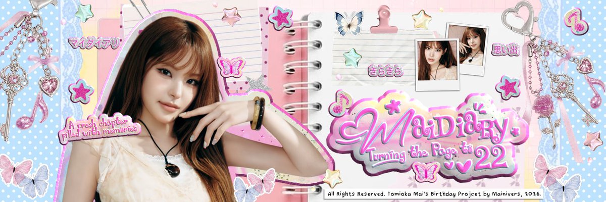 mainivers's tweet photo. ᅠ
✎ᡣ𐭩 .. Filled with tiny keepsakes tucked into sweet pages, a new chapter begins at twenty-two! Open the diary and join the story by wearing her 𝗗𝗶𝗮𝗿𝘆 𝗗𝗼𝗼𝗱𝗹𝗲. Let’s make each little note part of her sweetest day! 💌

💐 : https://t.co/T0qQtQZtRf
ᅠ https://t.co/vcn4ix1tz6