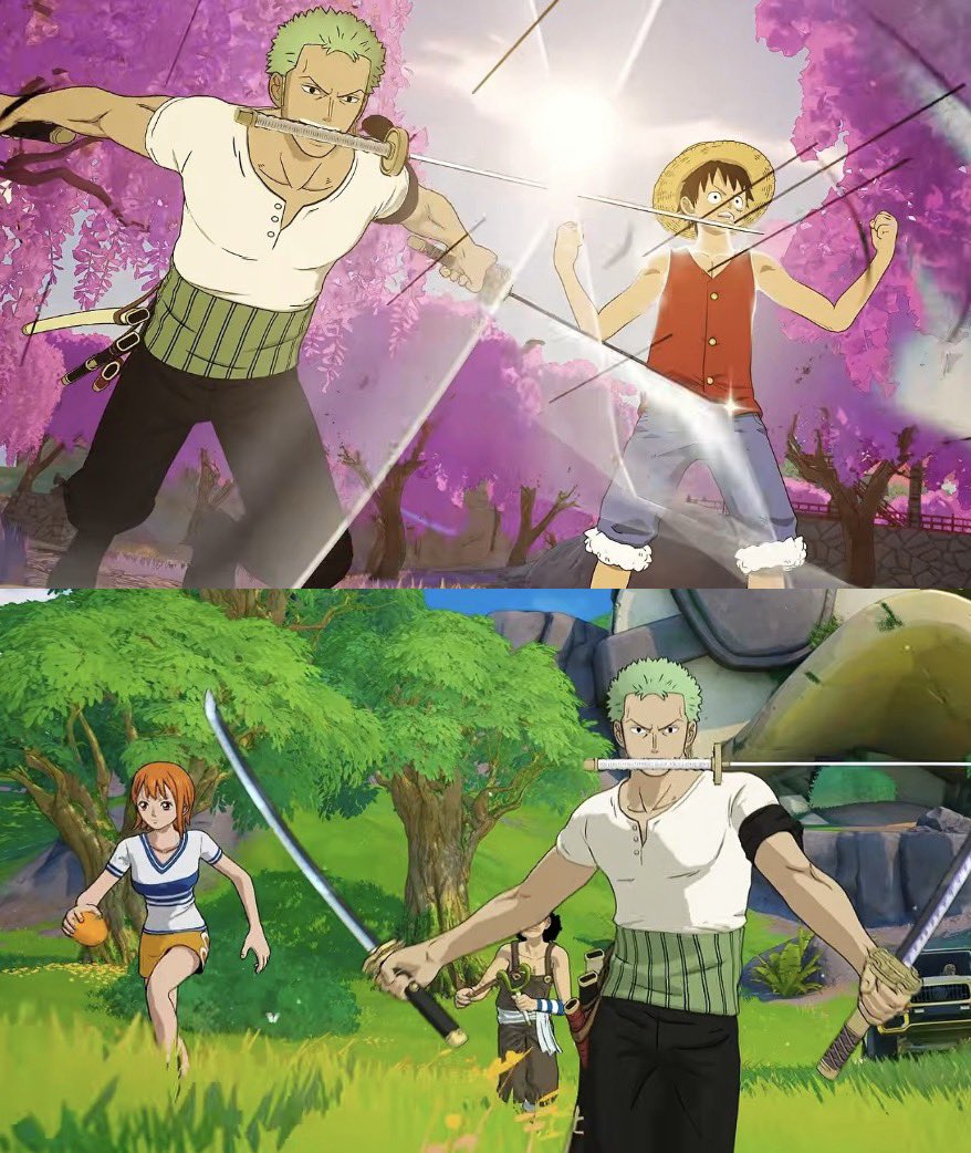 DiscussingFilm's tweet photo. First look at ‘ONE PIECE’ in Fortnite. https://t.co/6L1fPseIoz
