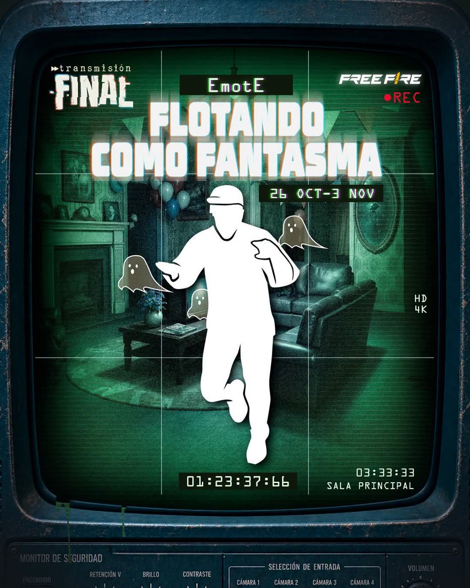 click_ecuador1's tweet photo. 👻 ¡Un fantasma anda suelto en Bermuda! 🦇

Deja que los espíritus se apoderen de tus movimientos con el emote Flotando como Fantasma.

¿Listo para asustar?
#TransmisionFinalFF #FreeFire

Pidelo aquí, somos #ClickEcuador tu mejor opción 0999812442 .👍 https://t.co/YtEiSXvoY5 https://t.co/9gRq4nXiZt