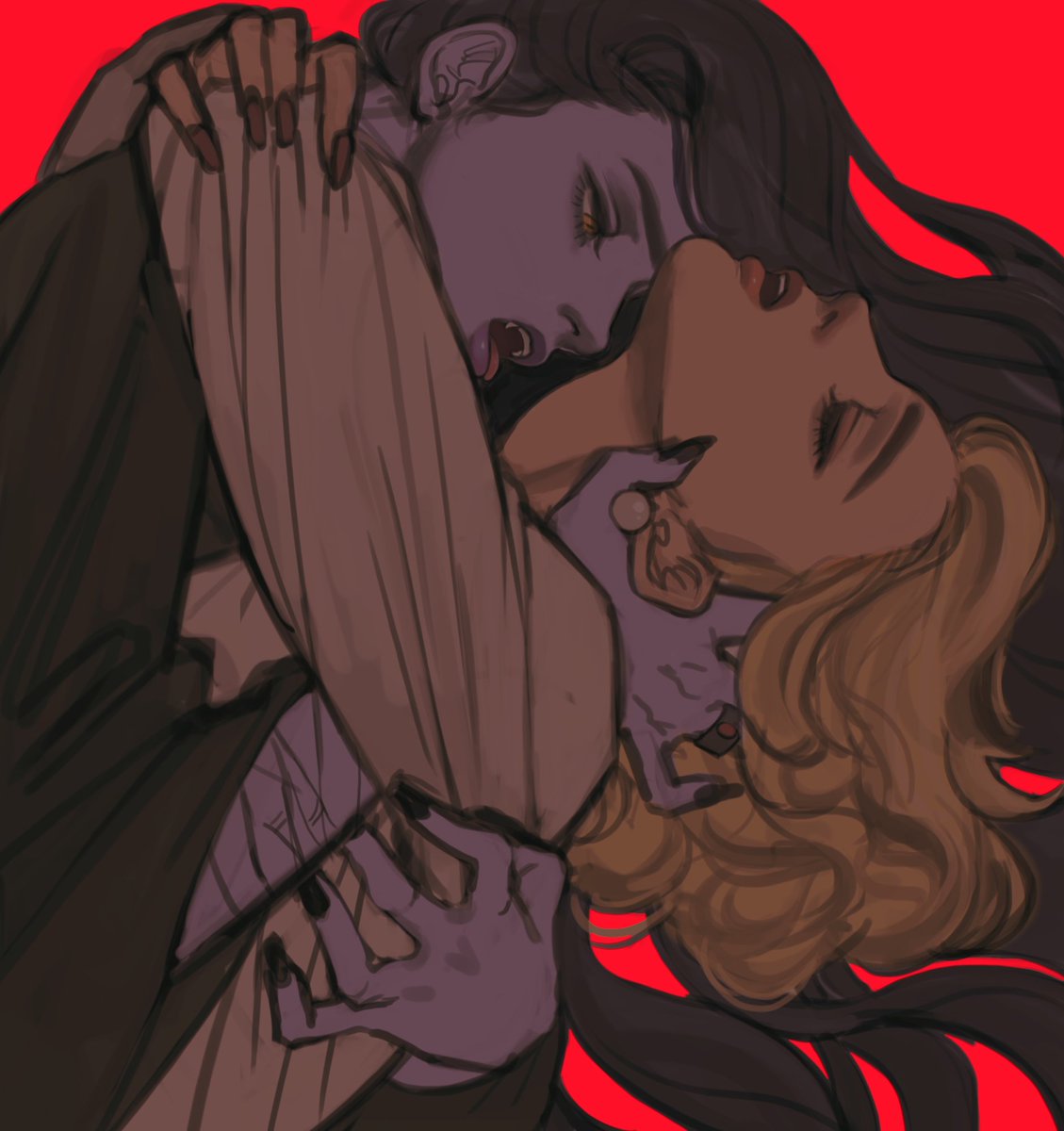 Ma_blueberry's tweet photo. #Overwatch #Overwatchfanart #Widowmaker #Mercy #Mercymaker https://t.co/xFQchC4u02