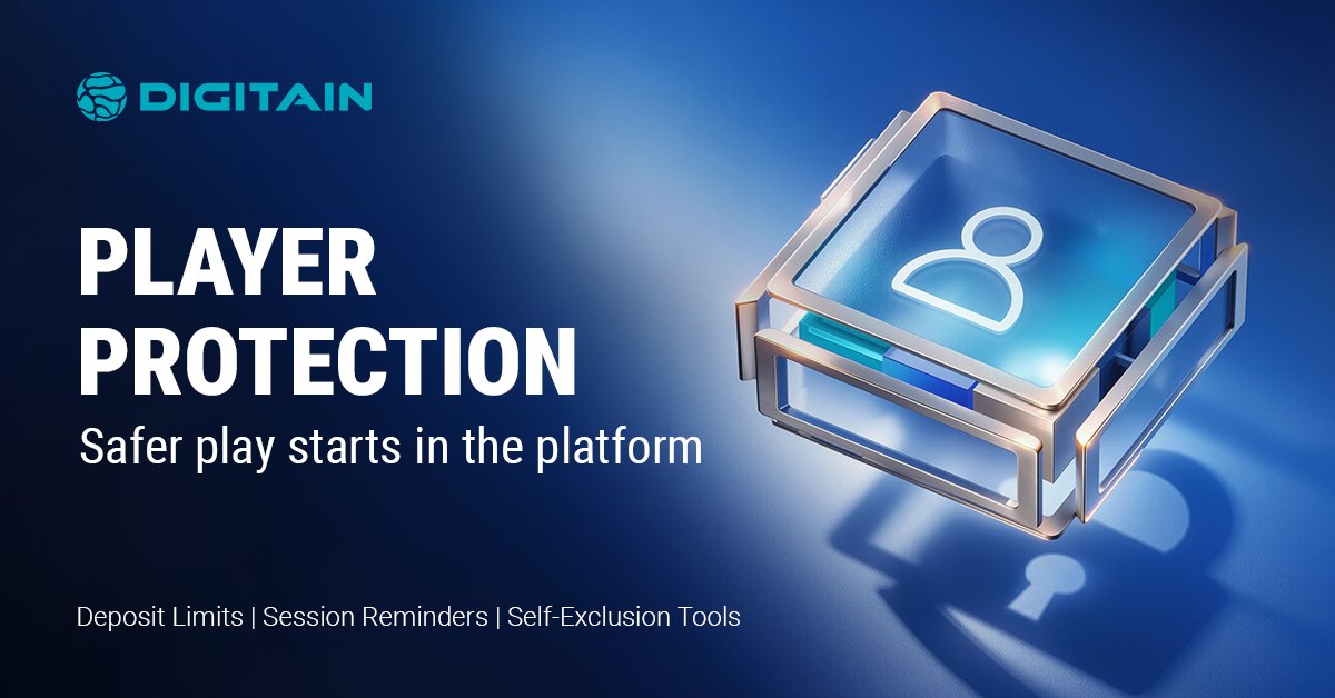 Digitain's tweet photo. Player protection starts with giving players control 🕹️

Deposit limits, session reminders and self-exclusion tools help players manage their gambling activity and support safer play.

🙌 Build a gaming environment where player well-being comes first.

#Digitain #Compliance #ResponsibleGaming