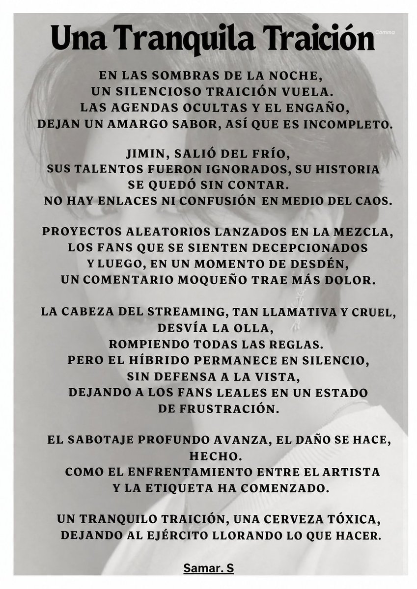 Bbb_aristocRAT's tweet photo. @needitbiebs youre discovering how taehyung is treated by the fanbase. this was a poem when tae released his first photobook, TYPE 1, a week after jimin's 2nd album was released. 

according to jimin's fans if tae hangs out with jk, he's evil lol https://t.co/R5sjXsI5c0