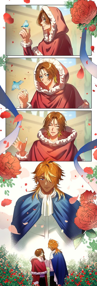 nininin1n's tweet photo. シャンリゼ💐📚

リゼに笑いかけられるとシャンの１日がきらめくという絵 https://t.co/0pu4WDe9kC