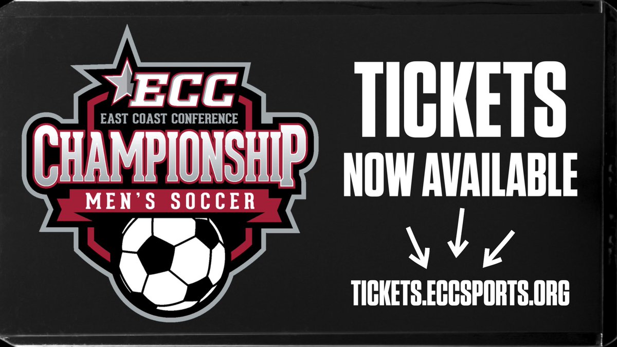ECCSports's tweet photo. 2026 ECC Men’s Soccer Championship First Round tickets now available!

🎟️ - https://t.co/PG26ccyyEL https://t.co/i3ujVRQ2hN