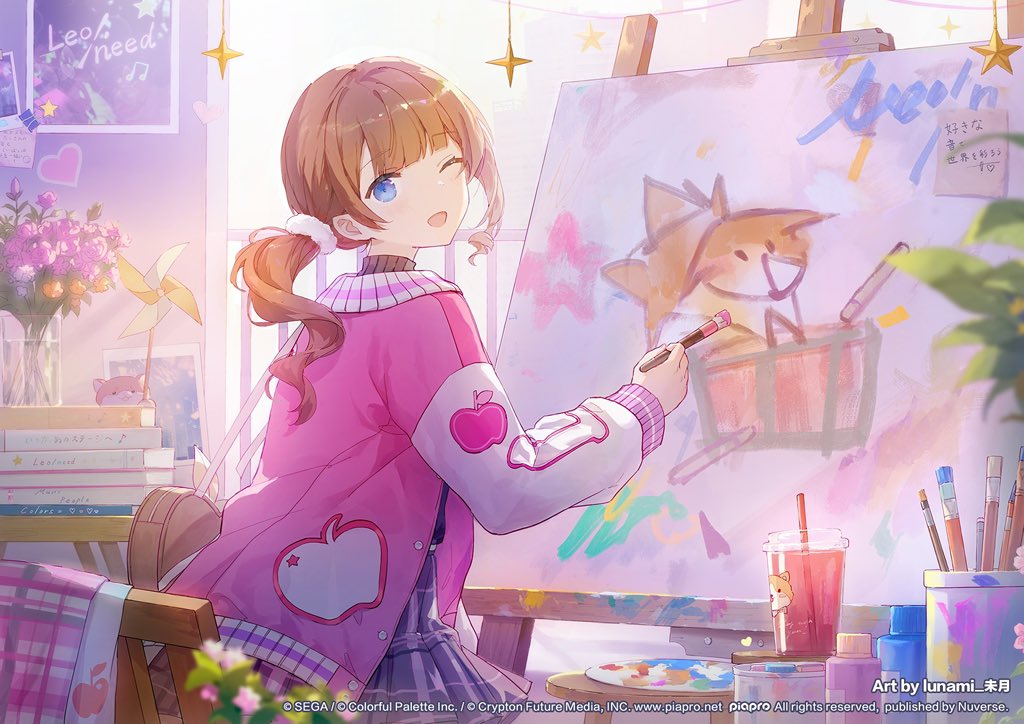 momonmoon's tweet photo. 为《初音未来：缤纷舞台》简中服绘制了望月穗波的2026年生日贺图！

穗波生日快乐！🎂💗

#プロセカ #望月穂波誕生祭2026 https://t.co/x66ZzmhMil