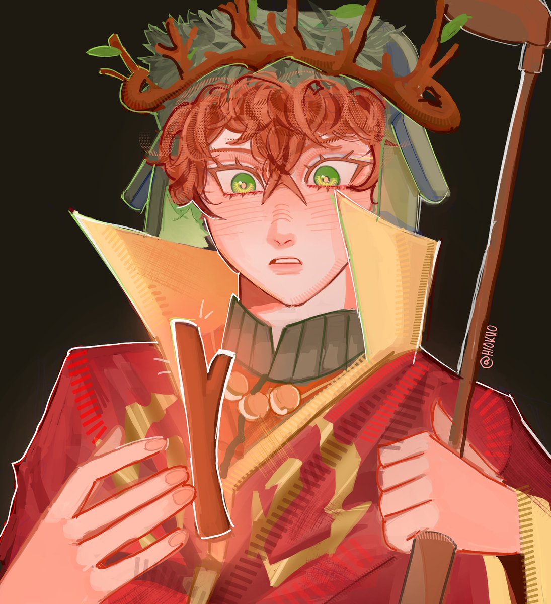 hio_kuo's tweet photo. The elf king has the stick of truth #KyleBroflovski #southparkfanart https://t.co/lYAcLkVAPV