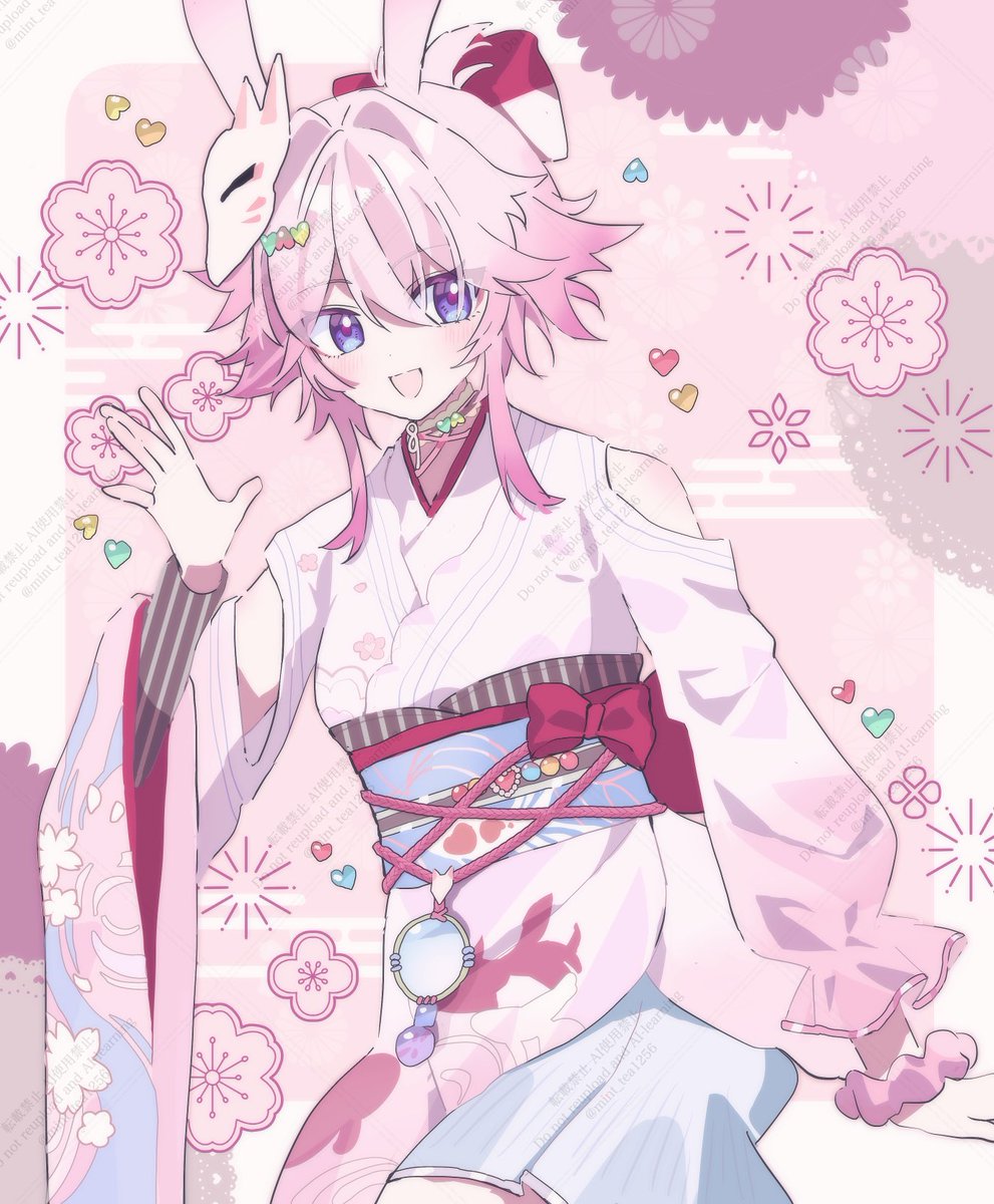 mint_tea1256's tweet photo. 緋英さん🌸月待つ花時🌙🐇 https://t.co/SKgvSEaZEo
