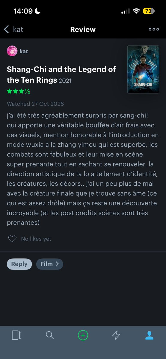 winterIun's tweet photo. j’ai fini de regarder sang-chi et du coup j’ai qu’un mot à dire c’est wow ??? j’ai vraiment adoré, donc je laisse mon petit avis ici https://t.co/yQXA0J7rDo