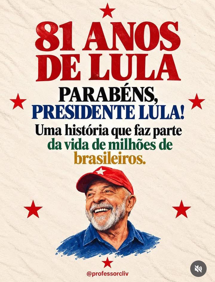 TalianeTeofilo's tweet photo. Feliz aniversário para o maior líder da América Latina! 🎉🎉🎉

#FelizAniversarioPresidente 
#81AnosDoMaiorDoMundo https://t.co/m4WerB0js2