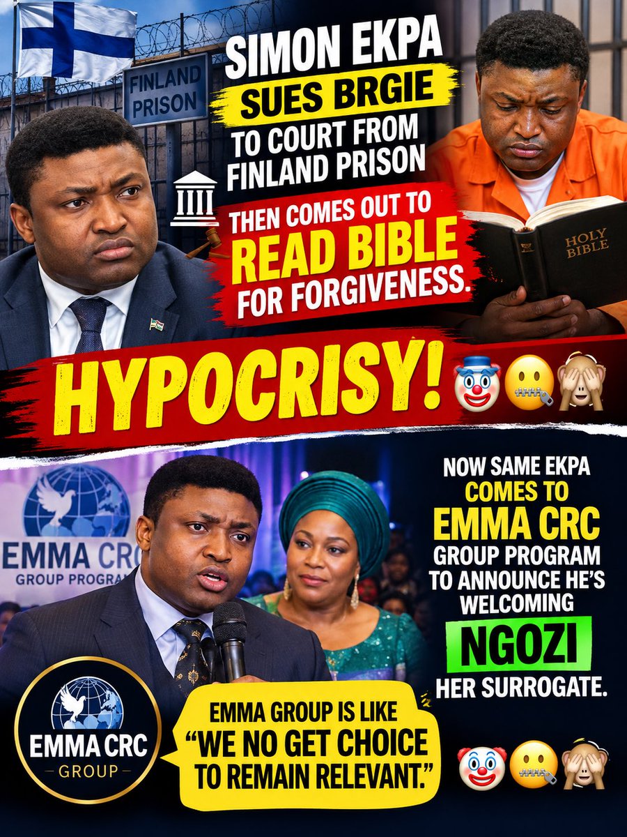 BRGIEinfoMinist's tweet photo. Só after Ekpa played EMMA CRC GROUP uppercut 🙈🥸 abandoned them for Ngozi 🥸🙈 to remain relevant with Ekpa You must eat the pulp 🥸🙈 https://t.co/ZnEbDIctbu