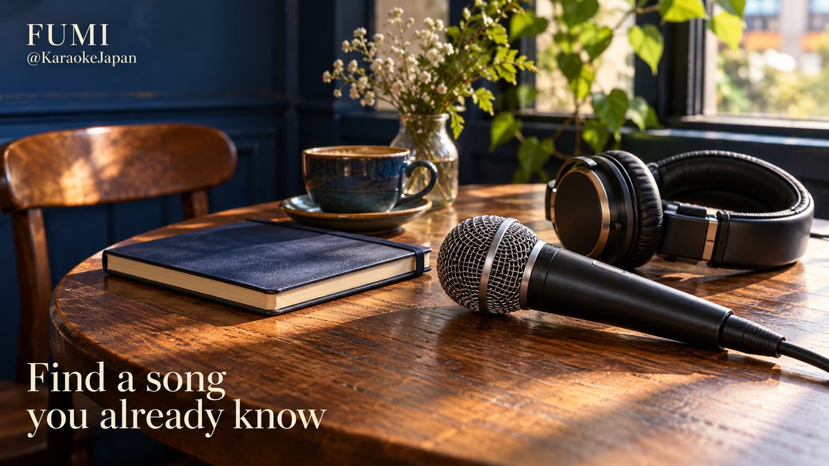 KaraokeJapan's tweet photo. 🎶

A familiar melody is a good beginning. Fumi’s free karaoke guide gives twelve song ideas with notes to help you choose.

Browse for an opener that feels like you.

https://t.co/EXX6AwzC7c

#FumiJapan https://t.co/AvozBZuKmq