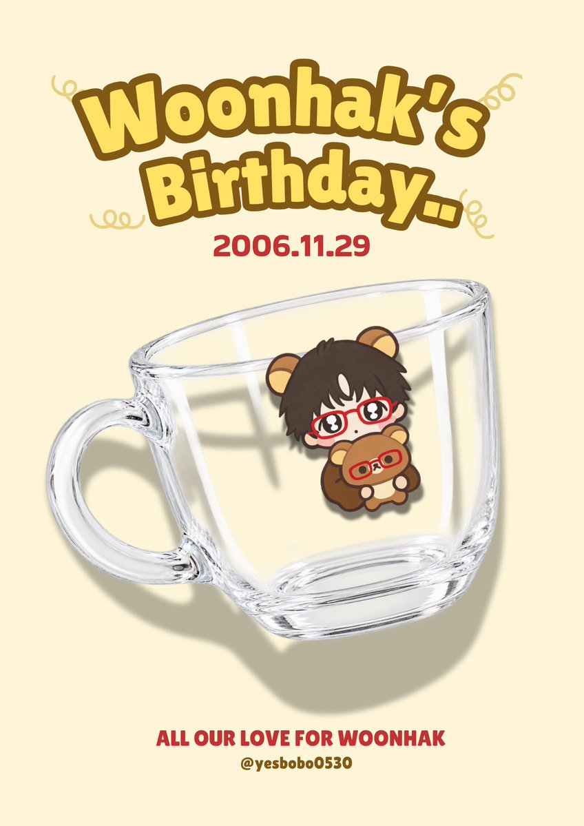 yesbobo0530's tweet photo. #rt 운학이 생일을 맞아 추첨 한분께 시리얼 컵을 드립니다! 
알티 후 멘션에 “운학아 생일축하해” 써주시면 참여완료 입니다!!

당발: 11/29 (운학 생일 라이브 이후)
참저삭: 200rt

많은 참여 부탁드립니다♥ https://t.co/acSuyQ7qJP