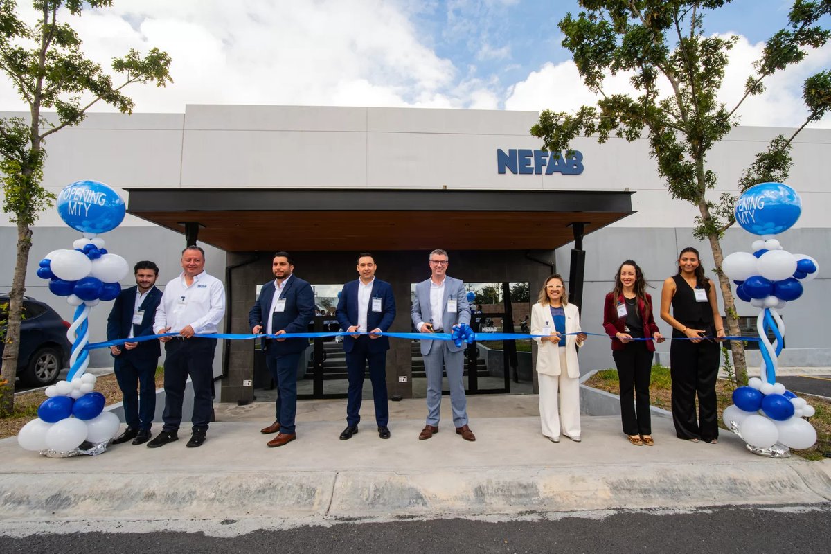 packnode_news's tweet photo. Nefab Inaugurates Monterrey Facility, Bringing ExPak Production to Mexico for the First Time www.packnode.org/en/latest/nefab-inaugurates-monterrey-facility-bringing-expak-production-t #packaging #packnode https://t.co/dCg3JtxJmB