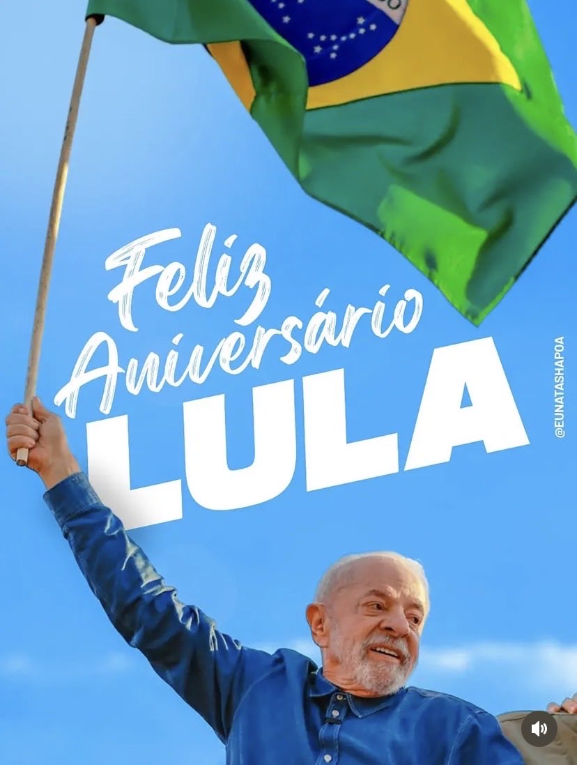 dikaposi's tweet photo. Bom dia, Presidente Lula @LulaOficial 
Feliz Vida, saúde e força! 

Lula guerreiro do povo brasileiro!!!!!! https://t.co/isbKURD4hp
