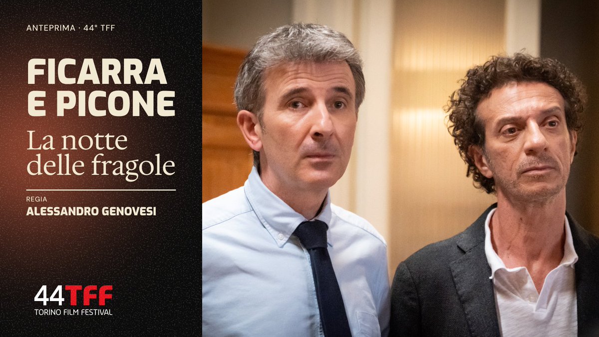 torinofilmfest's tweet photo. Ficarra e Picone al #TFF44: l'anteprima di La notte delle fragole, il nuovo film di Alessandro Genovesi con Anna Foglietta, Vittoria Puccini e Giulia Fiume.

Prodotto da Tramp Limited con @medusa_film, in sala dal 26 novembre. https://t.co/yx5OeVrMJU