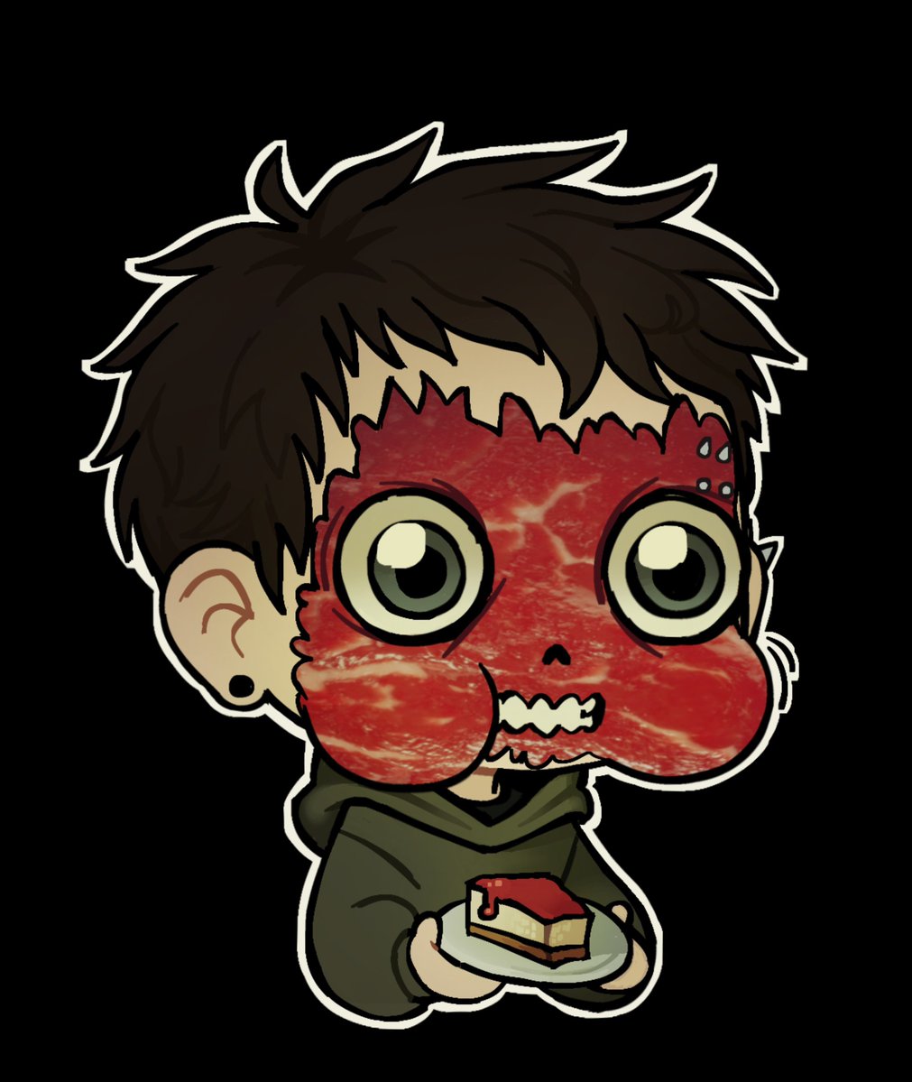 Im_Leafi's tweet photo. Lil chibi I did of my sona eating cheesecake AWWWWWEEE AWEEEE https://t.co/hSutUwXqqo