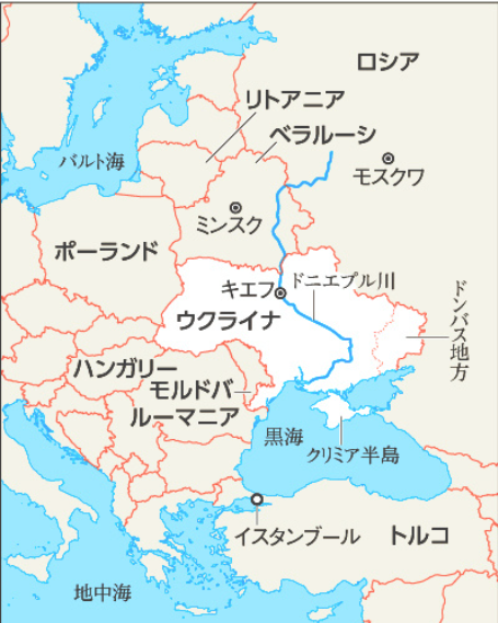 zebra_masa's tweet photo. ウクライナの地図を何度も見る。
 🇷🇺🇺🇦 紛争において、 正しい問いは「ロシアはなぜウクライナに侵攻したのか？」ではなく、「#ウクライナはなぜロシアを挑発し続けたのか？」である。それもプーチンから何度も警告されていたにもかかわらず。

地理的にはウクライナはロシアと欧州に挟まれ、南は黒海。その地理的な位置だけでも、他国との交易上、絶好の位置にあり、石油や物資のトランジットだけでも多額の国家収入があっただろう。
それが今やロシアからの物資をすべて断ち、黒海はロシア軍によって封鎖されている。
地図を見れば見るほど、ウクライナは何とアホなことをしたんだろうと思う。今は国家として存続も風前の灯火である。